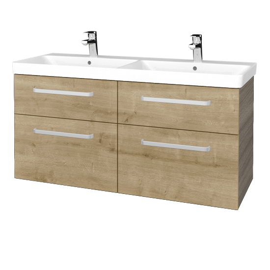 Badezimmerschrank NEXT SZZ4 120  - D03 Cafe - Griffes T01 - D09 Arlington