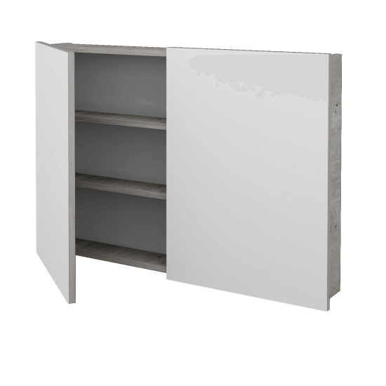 Dvoudveřová galerka Q GA2 100  - D27 Cognac