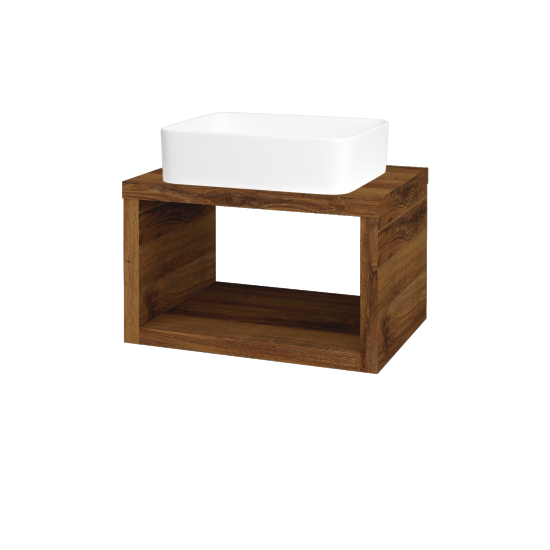 Koupelnová skříňka STORM SZO 60 (umyvadlo Joy)  - D27 Cognac