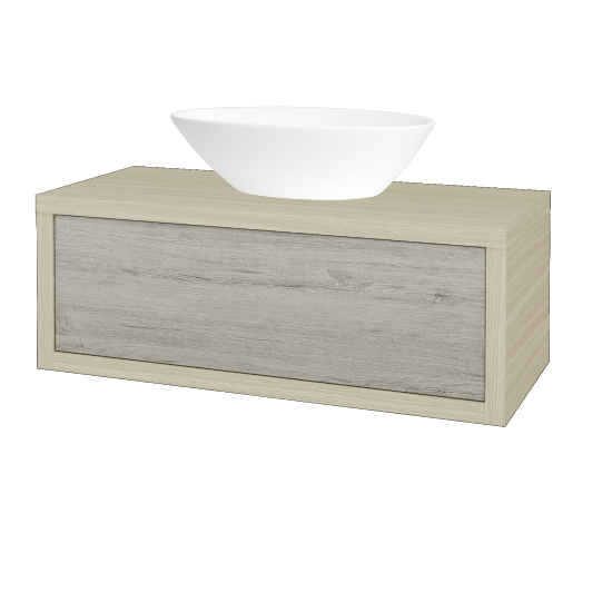 Umyvadlová skříňka STORM SZZ 100 (umyvadlo Triumph)  - D04 Dub - D05 Oregon