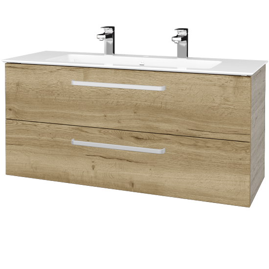 Umyvadlová skříňka GIO SZZ2 120  - D05 Oregon - Úchytka T01 - D26 Ontario