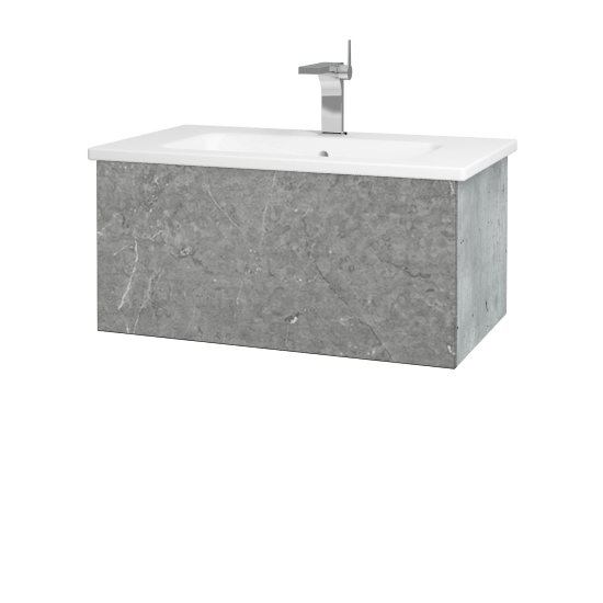Umyvadlová skříňka VARIANTE SZZ 80 (umyvadlo Euphoria)  - D01 Beton - D20 Galaxy