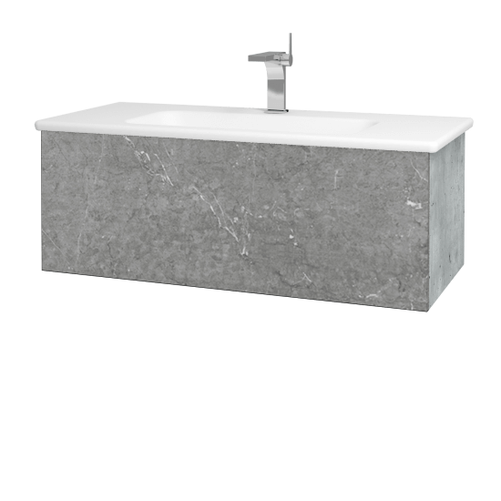Umyvadlová skříňka VARIANTE SZZ 100 (umyvadlo Euphoria)  - D01 Beton - D20 Galaxy