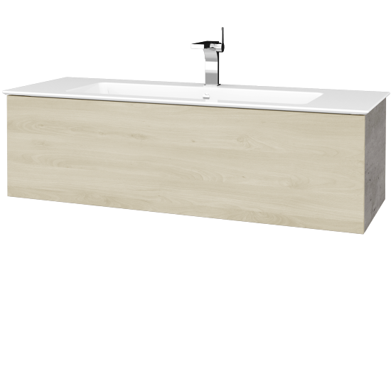 Umyvadlová skříňka VARIANTE SZZ 120 (umyvadlo Pura)  - D01 Beton - D24 Ohio