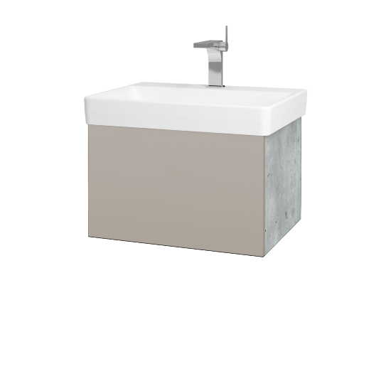 Koupelnová skříňka VARIANTE SZZ 60 pro umyvadlo Laufen Pro S - D01 Beton - N07 Stone