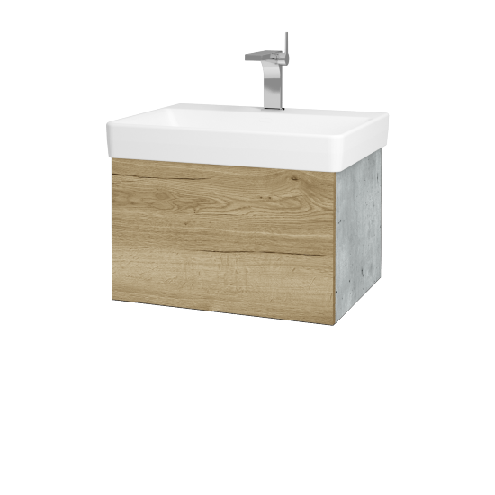 Umyvadlová skříňka VARIANTE SZZ 60 pro umyvadlo Laufen Pro S - D01 Beton - D26 Ontario