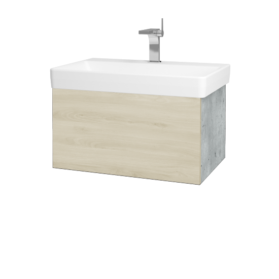 Umyvadlová skříňka VARIANTE SZZ 70 pro umyvadlo Laufen Pro S - D01 Beton - D24 Ohio