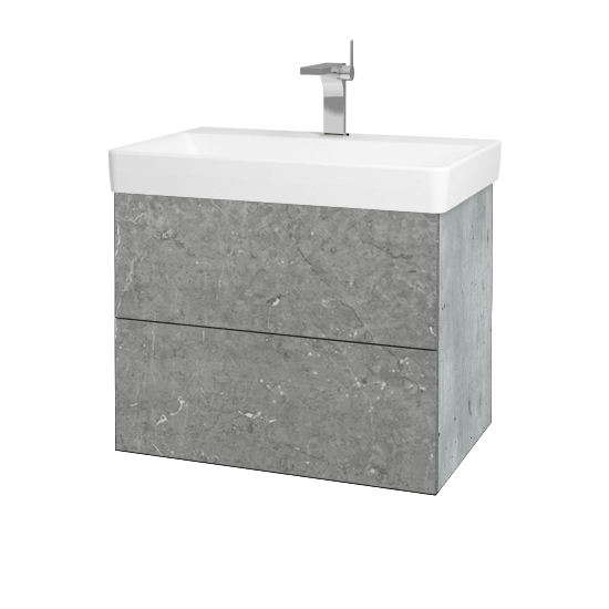 Koupelnová skříňka VARIANTE SZZ2 70 pro umyvadlo Laufen Pro S - D01 Beton - D20 Galaxy