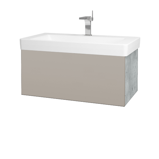 Umyvadlová skříňka VARIANTE SZZ 85 pro umyvadlo Laufen Pro S - D01 Beton - N07 Stone