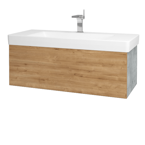 Koupelnová skříňka VARIANTE SZZ 105 pro umyvadlo Laufen Pro S - D01 Beton - D09 Arlington