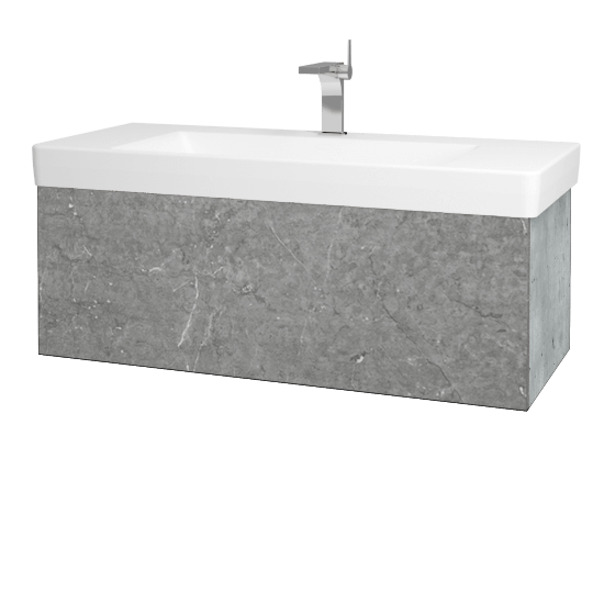 Koupelnová skříňka VARIANTE SZZ 105 pro umyvadlo Laufen Pro S - D01 Beton - D20 Galaxy