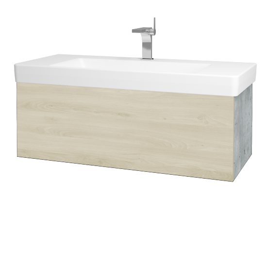 Koupelnová skříňka VARIANTE SZZ 105 pro umyvadlo Laufen Pro S - D01 Beton - D24 Ohio