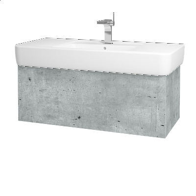 Koupelnová skříňka VARIANTE SZZ 100  - D01 Beton - Individuální odstín dle RAL/NCS