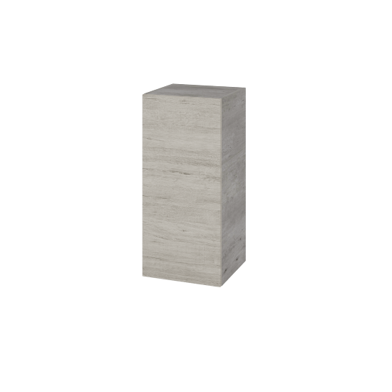 Horní skříňka DOS SYD 35  - D01 Beton - Úchytka T00 (bez úchytky) - D05 Oregon - Levé