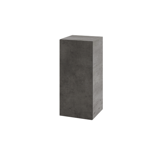 Horní skříňka DOS SYD 35  - D01 Beton - Úchytka T00 (bez úchytky) - D16 Beton tmavý - Levé