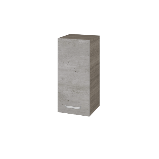 Horní skříňka SYD 35  - D03 Cafe - Úchytka T01 - D01 Beton - Levé