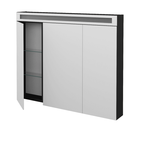 Spiegelschrank NEXT GA3O 100  - N03 Graphite