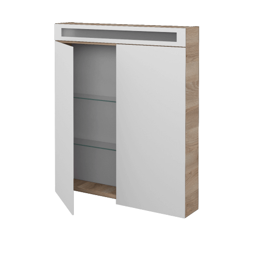 Spiegelschrank ORO GA2OE 70  - D17 Eiche Colorado