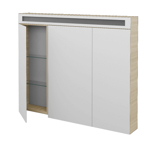 Spiegelschrank ORO GA3OE 100  - D04 Eiche