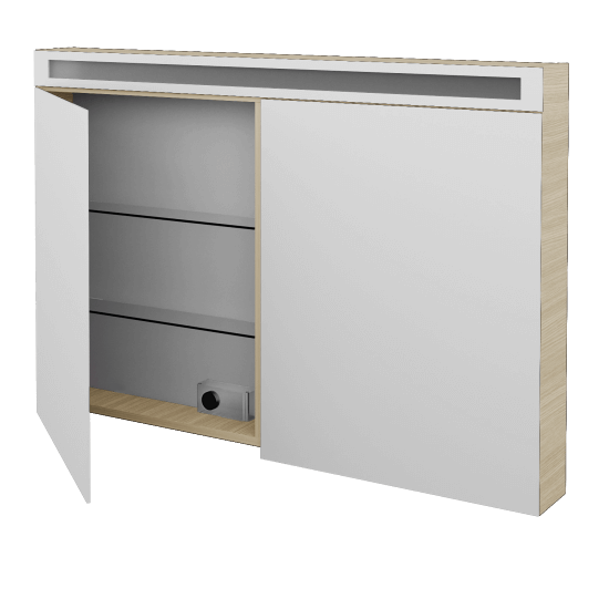 Spiegelschrank ORO GA2OE 120  - D04 Eiche