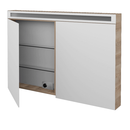 Spiegelschrank ORO GA2OE 120  - D17 Eiche Colorado