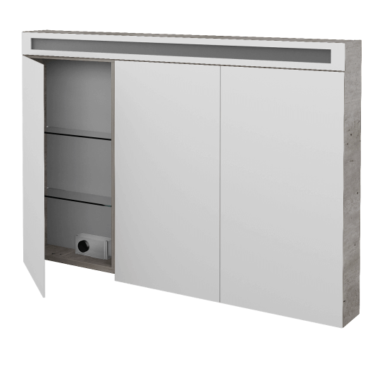 Třídveřová galerka AIR GA3OE 120  - D27 Cognac