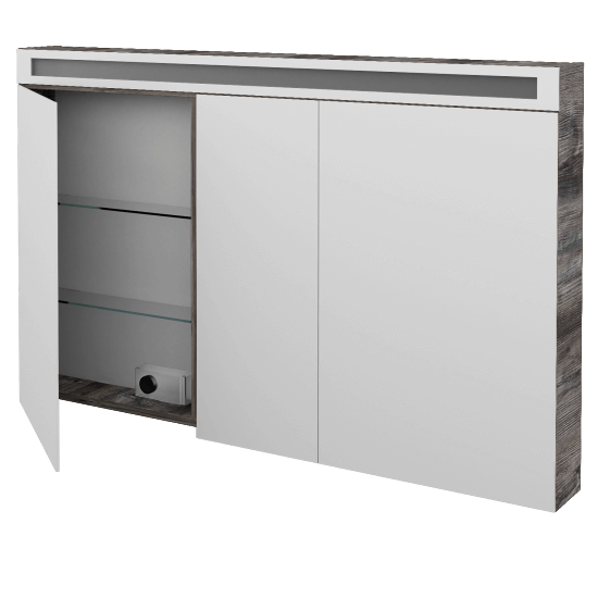 Spiegelschrank ORO GA3OE 130  - D10 Kiefer Jackson