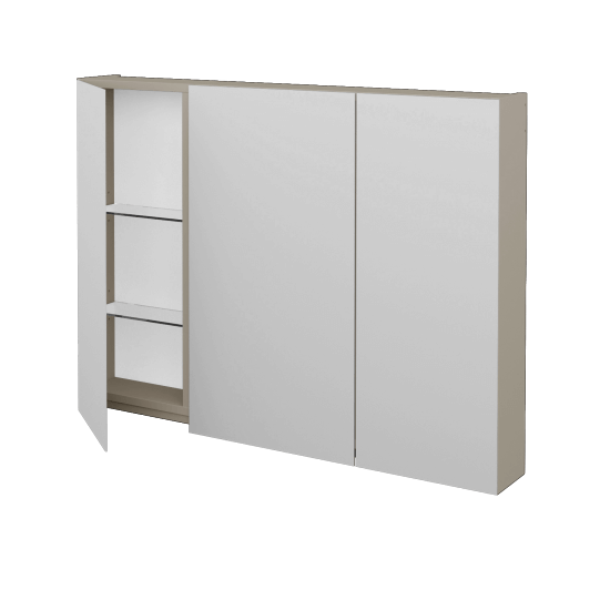 Třídveřová galerka PREMIUM GA3E 100  - M05 Béžová mat