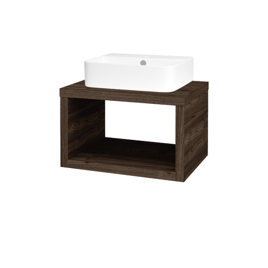 Umyvadlová skříňka STORM SZO 60 (umyvadlo Joy 3)  - D25 Teak