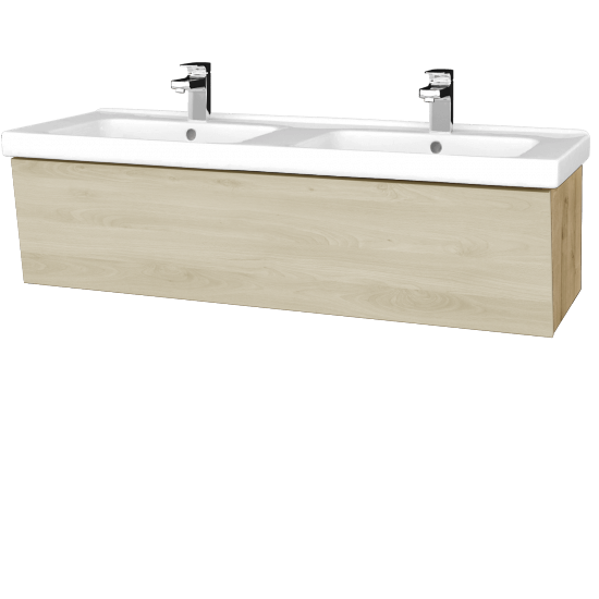 Koupelnová skříňka INVENCE SZZ 125 (dvojumyvadlo Harmonia)  - D09 Arlington - D24 Ohio