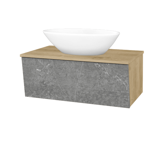 Koupelnová skříňka INVENCE SZZ 80 (umyvadlo Triumph)  - D09 Arlington - D20 Galaxy - Ne