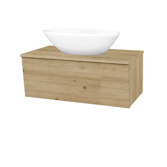 Koupelnová skříňka INVENCE SZZ 80 (umyvadlo Triumph)  - D09 Arlington - D22 Karamel - Ne