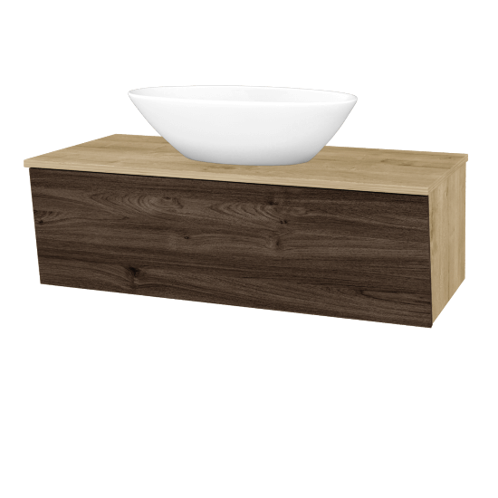 Koupelnová skříňka INVENCE SZZ 100 (umyvadlo Triumph)  - D09 Arlington - D25 Teak - Ne