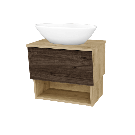 Koupelnová skříňka INVENCE SZZO 65 (umyvadlo Triumph)  - D09 Arlington - D25 Teak - Ne