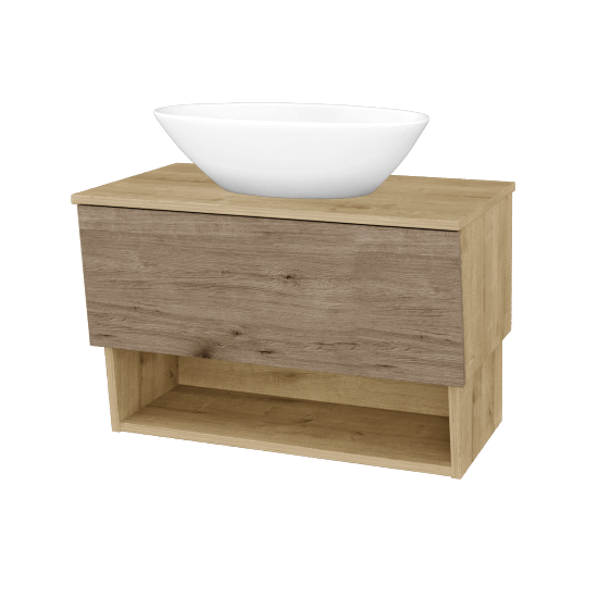 Koupelnová skříňka INVENCE SZZO 80 (umyvadlo Triumph)  - D09 Arlington - D23 Herkules - Ne