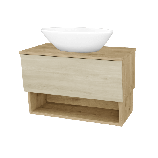 Koupelnová skříňka INVENCE SZZO 80 (umyvadlo Triumph)  - D09 Arlington - D24 Ohio - Ne