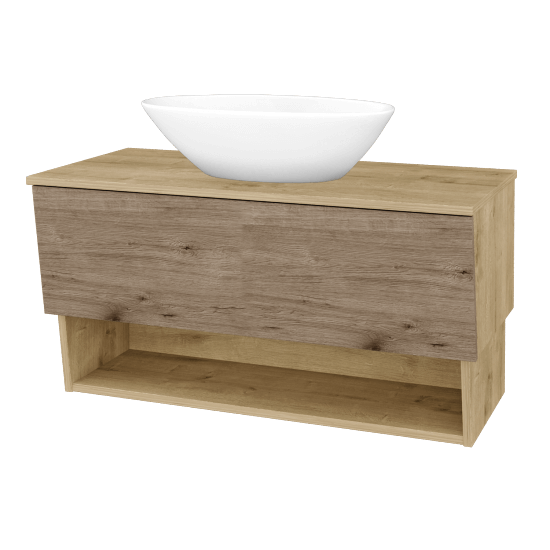 Koupelnová skříňka INVENCE SZZO 100 (umyvadlo Triumph)  - D09 Arlington - D23 Herkules - Ne