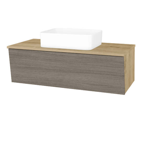 Koupelnová skříňka INVENCE SZZ 100 (umyvadlo Joy)  - D09 Arlington - D03 Cafe - Ne