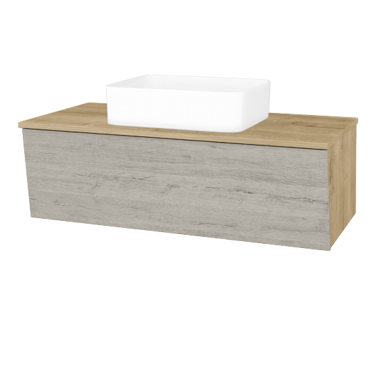 Koupelnová skříňka INVENCE SZZ 100 (umyvadlo Joy)  - D09 Arlington - D05 Oregon - Ne