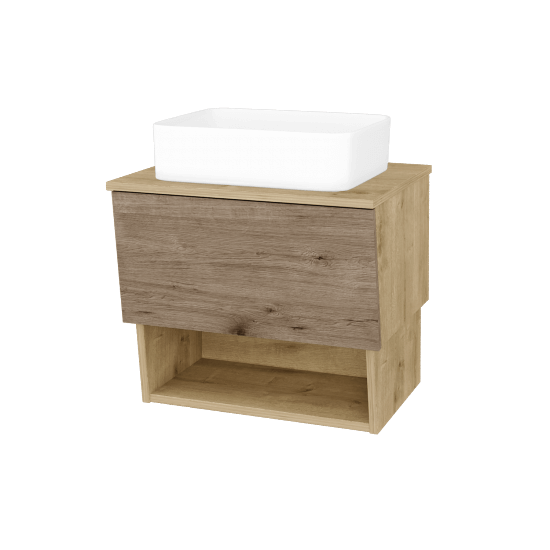 Koupelnová skříňka INVENCE SZZO 65 (umyvadlo Joy)  - D09 Arlington - D23 Herkules - Ne