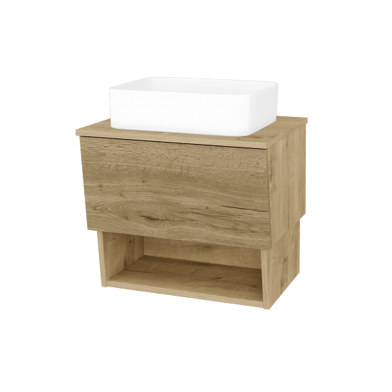 Koupelnová skříňka INVENCE SZZO 65 (umyvadlo Joy)  - D09 Arlington - D26 Ontario - Ne