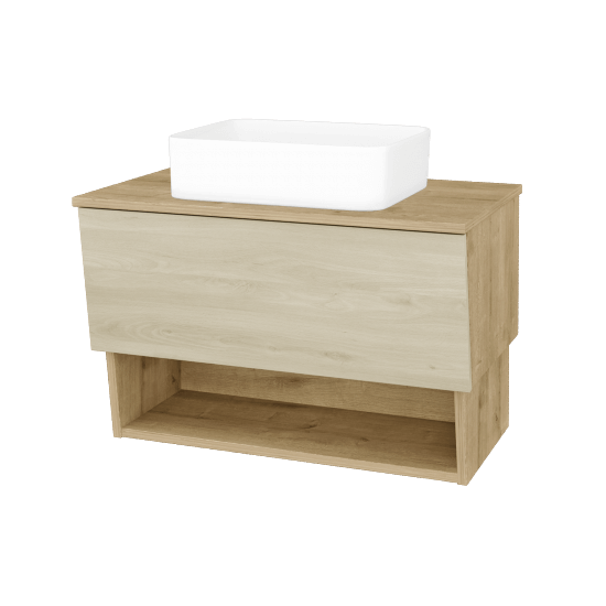 Koupelnová skříňka INVENCE SZZO 80 (umyvadlo Joy)  - D09 Arlington - D24 Ohio - Ne