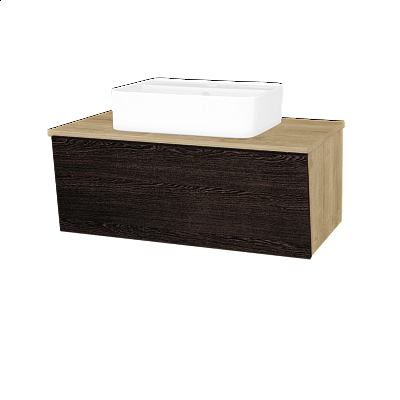 Koupelnová skříňka INVENCE SZZ 80 (umyvadlo Joy 2)  - D09 Arlington - D08 Wenge