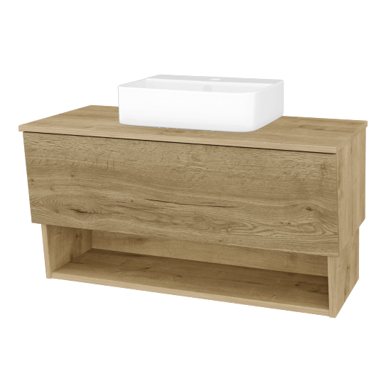 Koupelnová skříňka INVENCE SZZO 100 (umyvadlo Joy 3)  - D09 Arlington - D26 Ontario - Ne