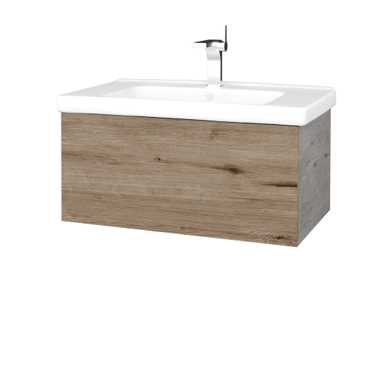 Umyvadlová skříňka VARIANTE SZZ 80 (umyvadlo Harmonia)  - D01 Beton - D23 Herkules