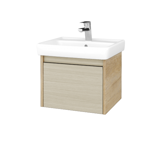 Umyvadlová skříňka BONO SZZ 55 (umyvadlo Q)  - D15 Nebraska - D04 Dub