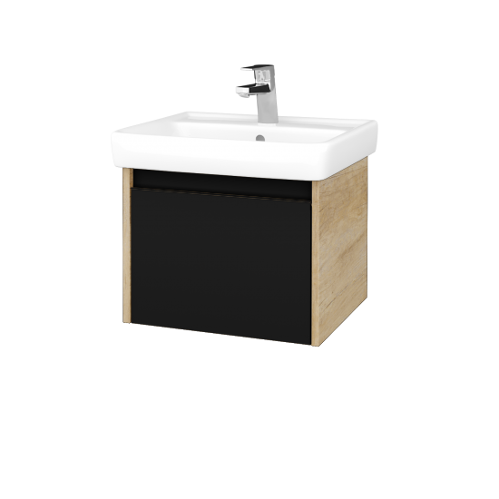 Umyvadlová skříňka BONO SZZ 55 (umyvadlo Q)  - D15 Nebraska - N03 Graphite