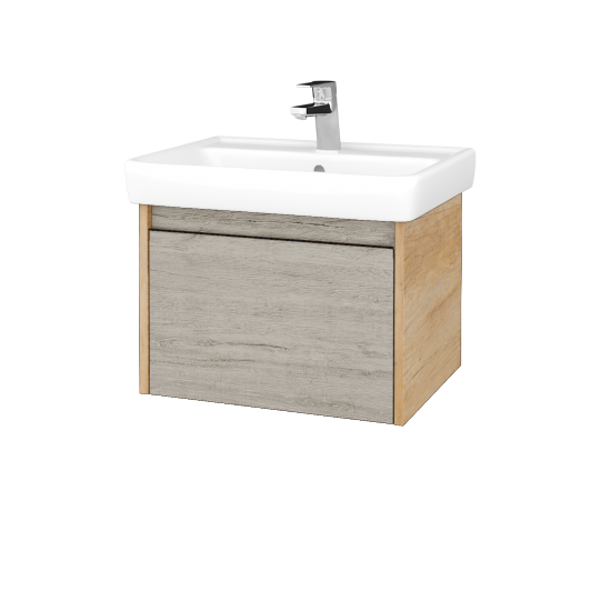 Umyvadlová skříňka BONO SZZ 60 (umyvadlo Q)  - D15 Nebraska - D05 Oregon