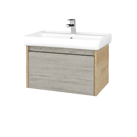 Umyvadlová skříňka BONO SZZ 70 (umyvadlo Q)  - D15 Nebraska - D05 Oregon