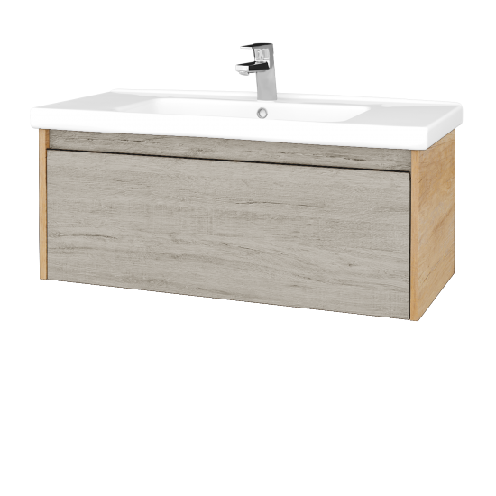 Umyvadlová skříňka BONO SZZ 100 (umyvadlo Harmonia)  - D15 Nebraska - D05 Oregon